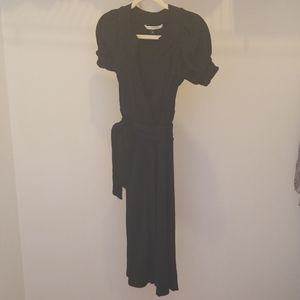 Diane von Furstenberg wrap dress black 0